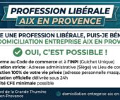 domiciliation profession libérale à Aix en Provence