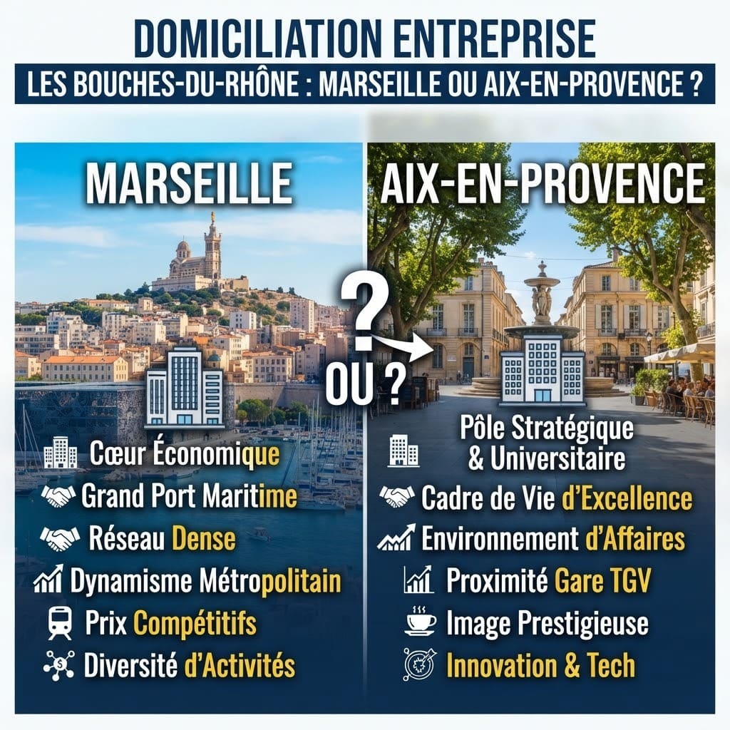 domiciliation entreprise bouches du rhone marseille ou aix en provence